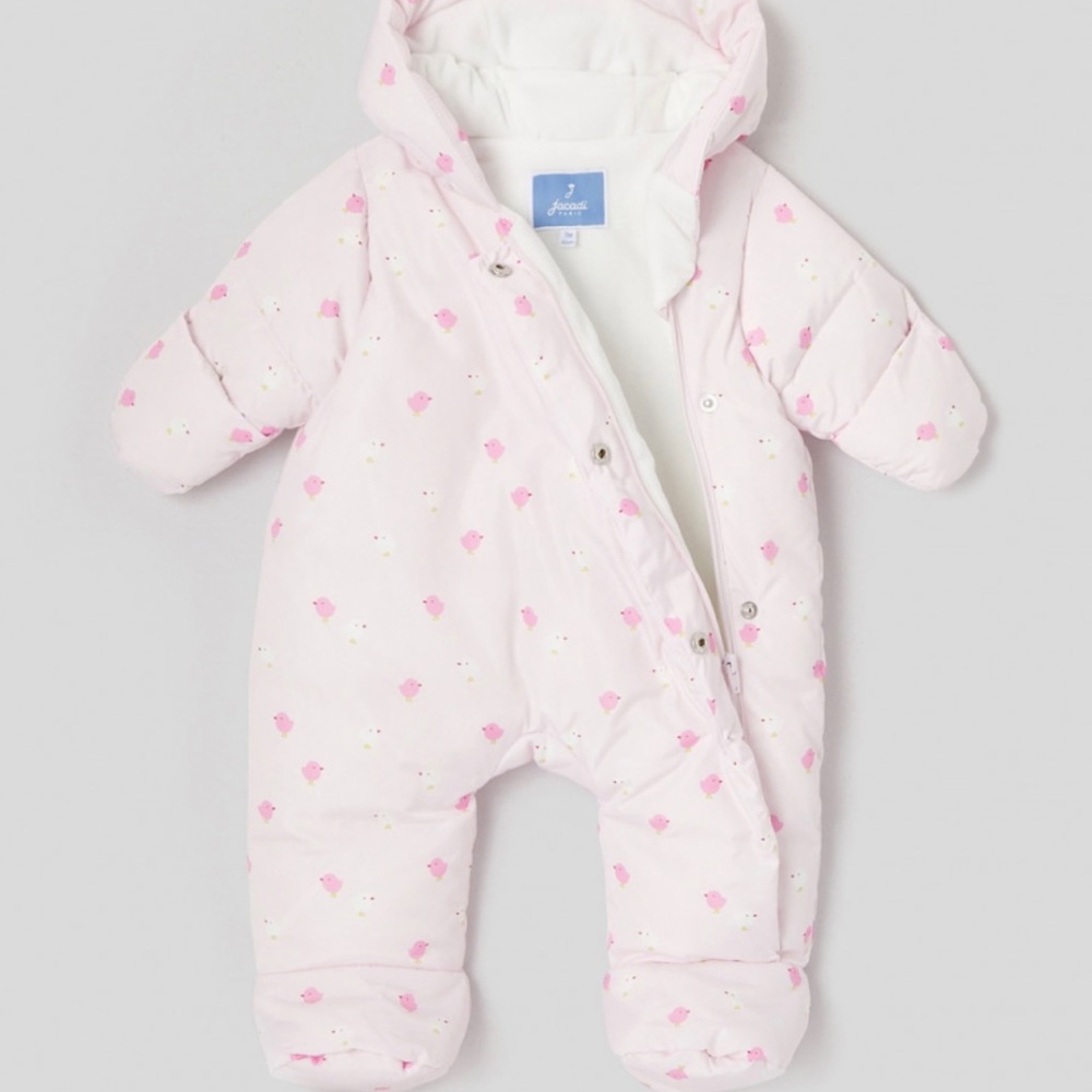 Jacadi Baby Girl snowsuit 0-3 M